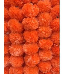 Amroha Crafts Orange Garland Mala - Pack of 5